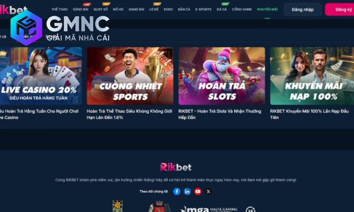 khuyến mãi nhà cái Rikbet Giao dịch càng sôi nổi, túi tiền của bạn càng được lấp đầy bởi tiền hoàn trả